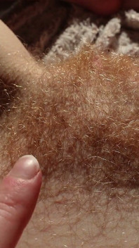 Showing You My Ginger Hairy Pussy Bush POV
