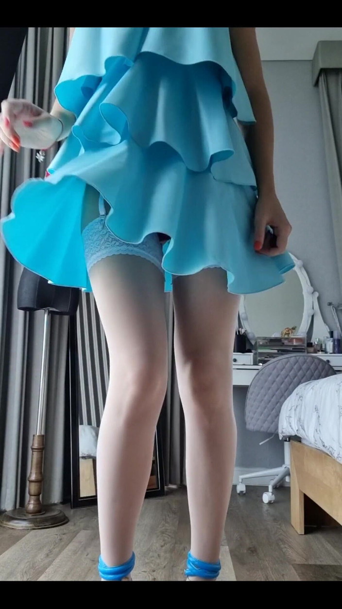 Angel The Dreamgirl: Blue Dress