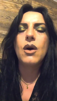 Bathroom Toilet Fetish. Lace Robe Dirty Talk and Shiny Dress Pee Close up