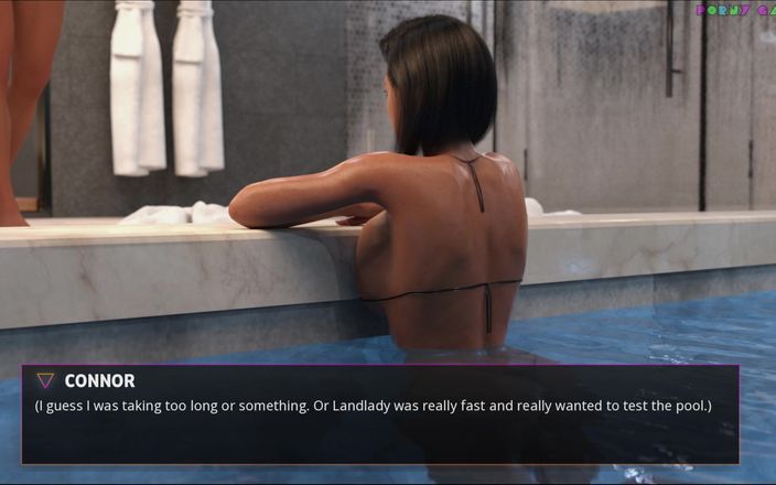 Porny Games: Опівнічний рай від lewdlab - ледачий ранок з мачухою, яка грає в рольові ігри на ліжку 25
