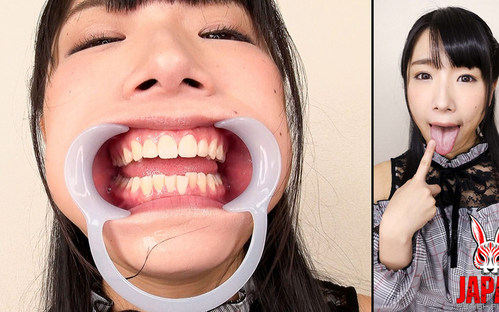 Japan Fetish Fusion: Tükürük bakış açısı hina azumi'nin dili glistens-uzun, ıslak ve damlayan tükürük...