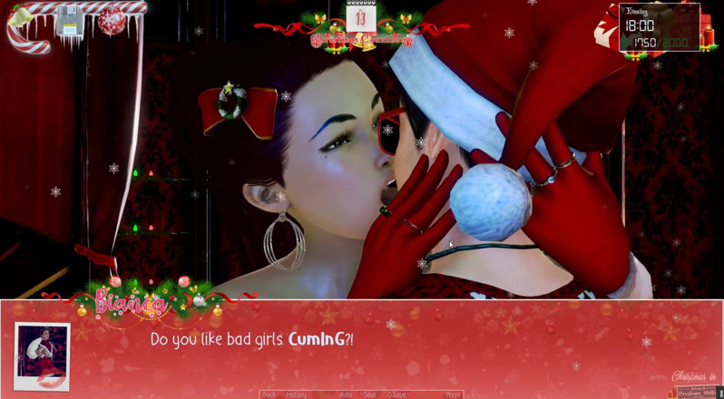 Cumming Gaming: Neomezená Vánoční porno hra], díl 10 - Ta MILFka taky... ig péro...