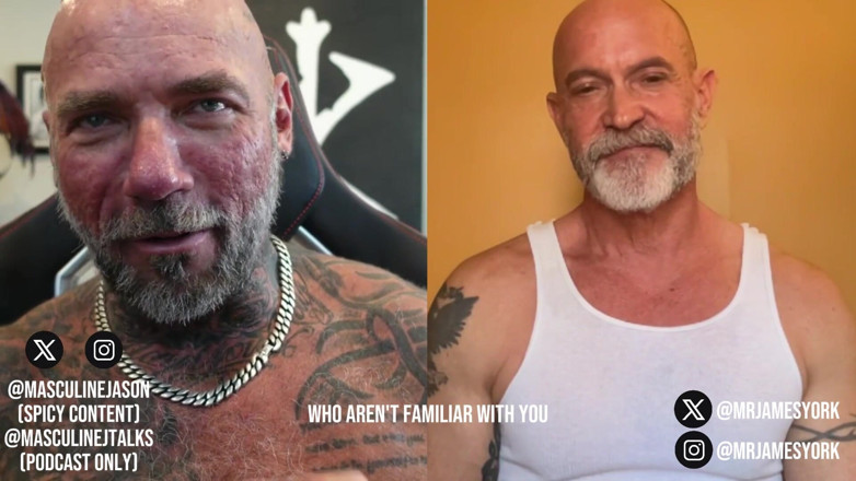 Raw and Uncensored with Masculine Jason: Porn Star Confessions - James York (episode 214)