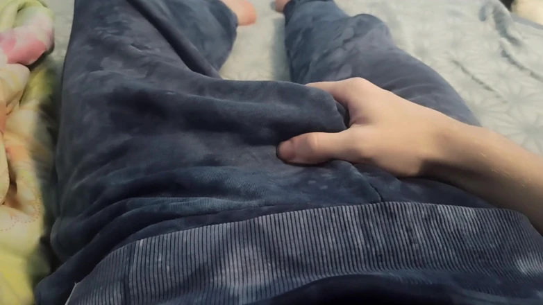 Pasha: Guy in Pants Is Massaging His Cock