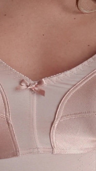 Nude Nylon Vintage Body Bra