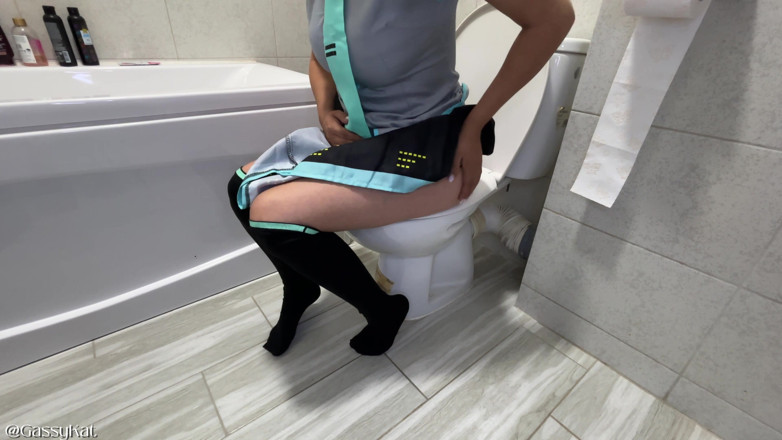 GassyKat: Il bagno quotidiano s2 episodio 20: Hastune miku