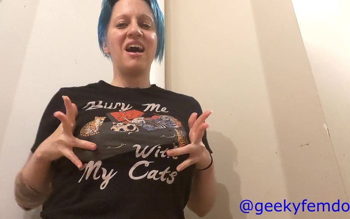 Geeky Femdom: Futa kız arkadaş deneyimi-sürpriz futa