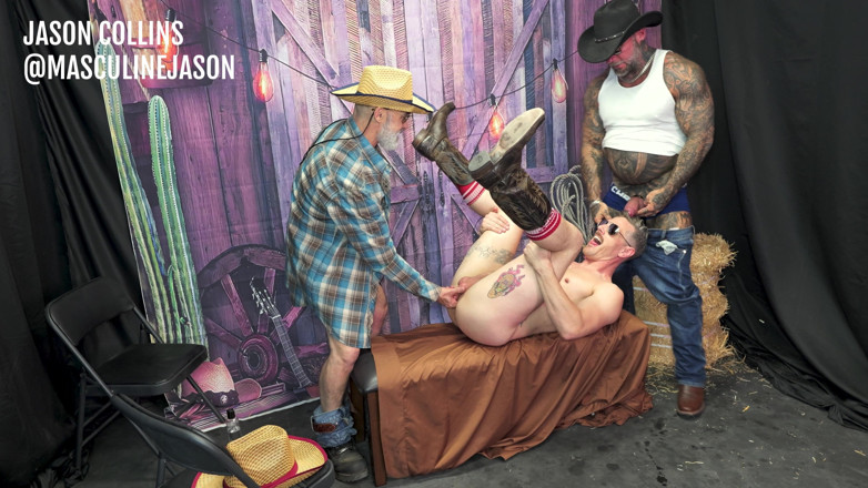 MasculineJason - Jason Collins: Cowboy Fucking with Stepdaddy Will and King Baiter