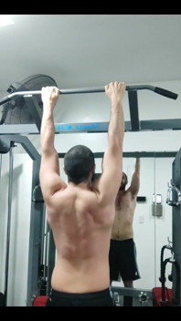 You Suck My Dick After Doing Pull-ups on the Rack?
