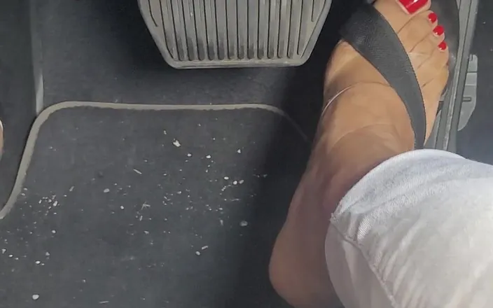 Mistress Jessy: Driving My Car Pedal Pumping