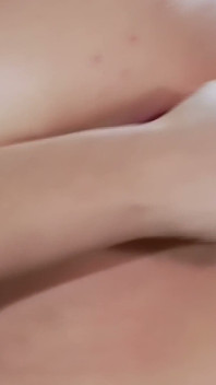 Brunette Gets Naked in the Kitchen - Toy Play on the Tiles