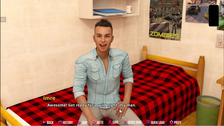Johannes Gaming: College Kings 1 Алекс увидел какую-то девушку в общежитии трахающейся