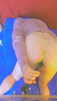 Anal Gets When Dildo Goes to Far up 3