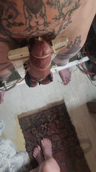 Unholy Crucifix Ballbusting