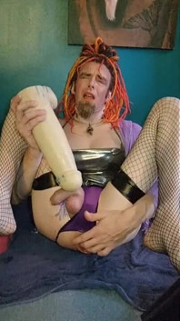 Johnthomastoys Xl Toys Deep Anal Insertions in Silver Dress Extreme Anal