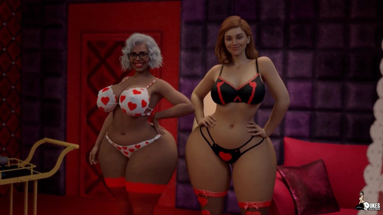 Dukes Hardcore Honeys: Sexy MILF Y Curvy GILF Se Unen Para BBC