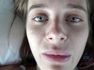 ATKIngdom: Lana gets a full load of cum on her face