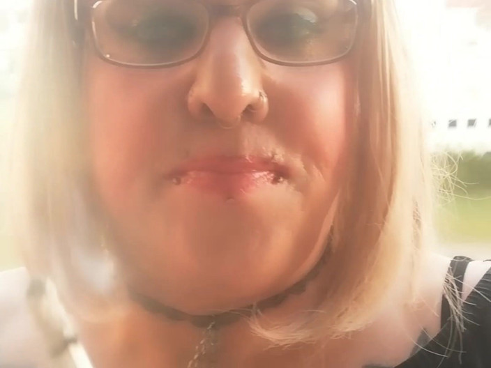 Stefanie Laveire: Stefanie TS Smoking a Cigarette