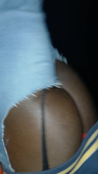 Walking at Night with Booty Cheeks Out