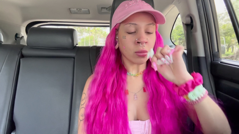 Nali Marie: Blowing My Nose in the Car POV Digging for Gold...