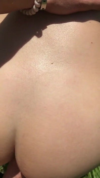 Blonde Fucks in the Field in the Tall Grass and in the Hayloft, Cums on the Ass