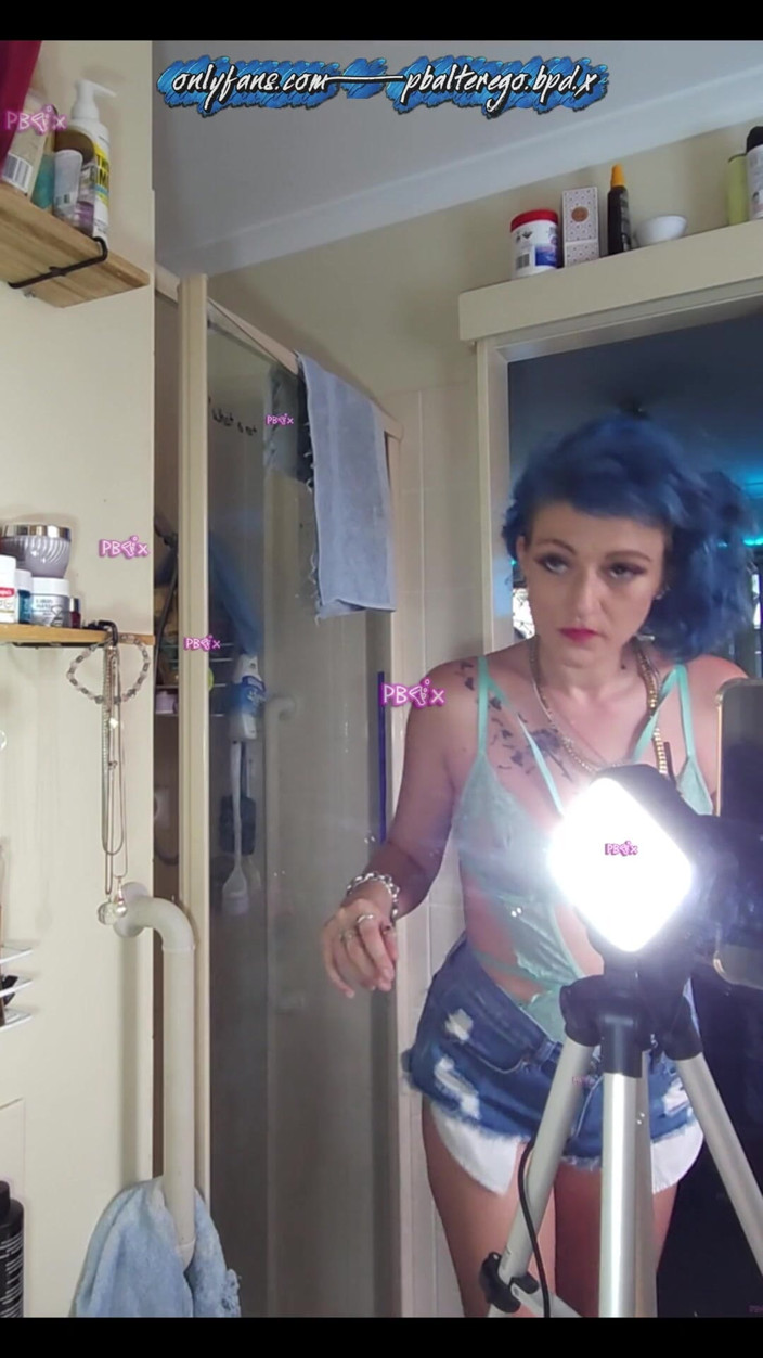 Princess Bubblegumx: Grwm alt kız saçımı boyayan mavi dans partisi ve banyo...