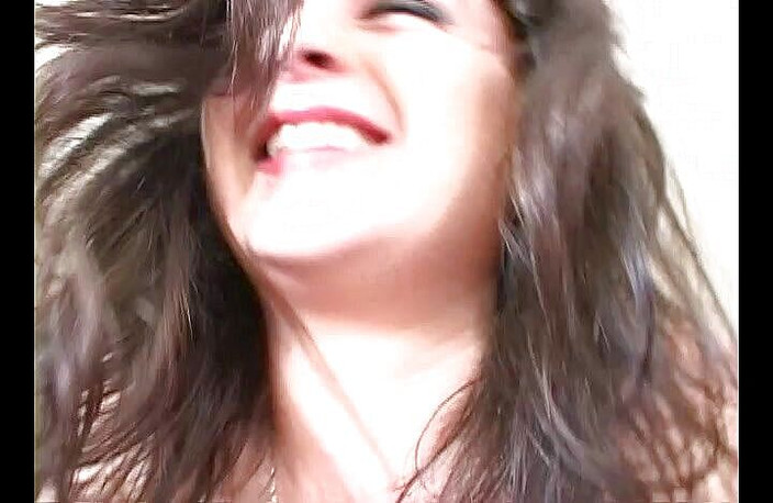 Content Candy: Teen brunette's tight pussy gets smashed roughly