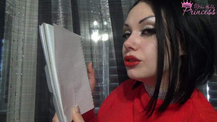 Goddess Misha Goldy: Mengubah awak ke kertas & bercium