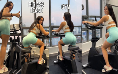 Princess Monica: Esmer büyük götlü spor salonunda azdırıyor