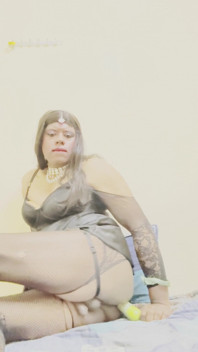 Desi Sissy Verronika69 butelka gourd anal jebanie, Hard Riding & Huge Gape