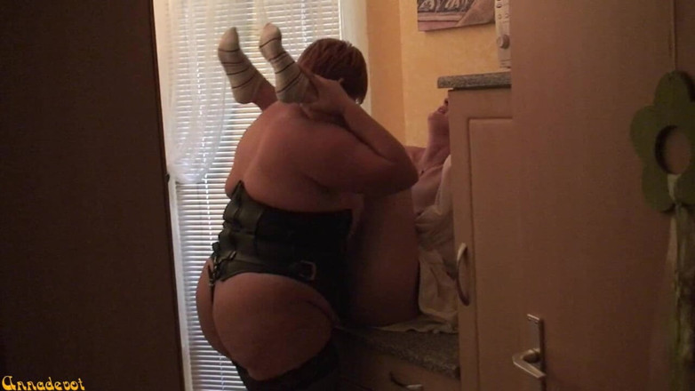 Anna Devot: Annadevot - Strap-on fuck in the kitchen