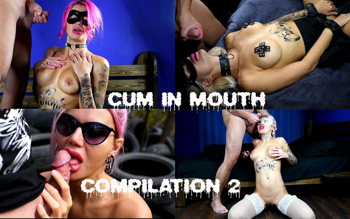 evil-bunny: Beste cumshot-compilatie, orale creampie, cumshot in mijn keel en mond