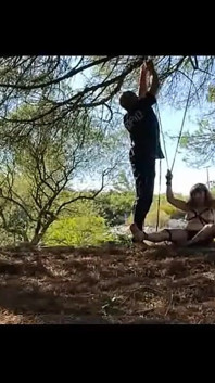 Shibari en el bosque 1