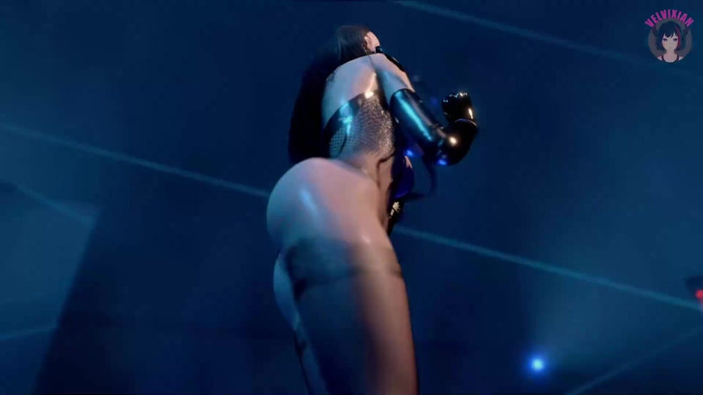 Velvixian: Sexy Big Ass Asian Girl Dancing in Lingerie