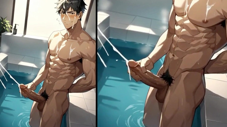 Real narrated fantasy Hentai: 高級リゾートで大きな尻のボトムとセックスするなんて...ゲイボーイ変態アニメやおいアニメ。