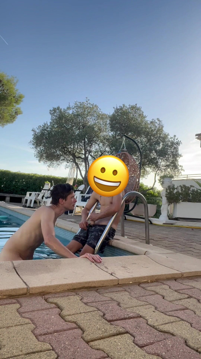 Gabriel Loma: Pool Party and Fun on the Staircase