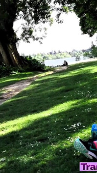 Gli amanti lesbiche trans di irl vanno a si! Evie e Oxi!
