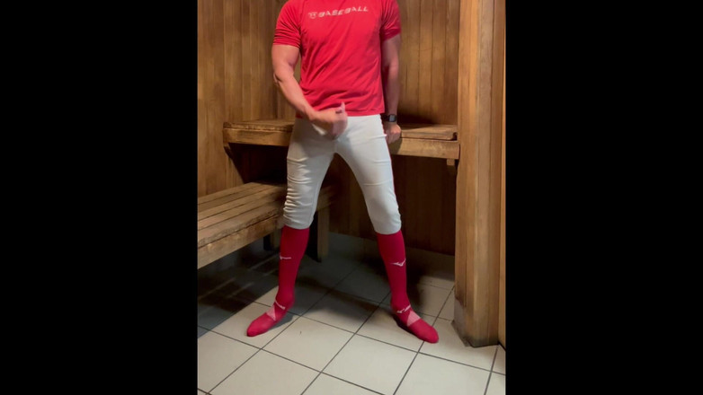 JockDad87: Alpha-spaß in Der Umkleidekabine Mit Jockdad87 in Baseball-ausrüstung
