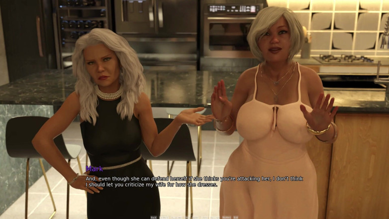 3D Cartoon Porn: Meu dormitório 265 - mais duas esposas Martha e Amanda Claim Mark,...