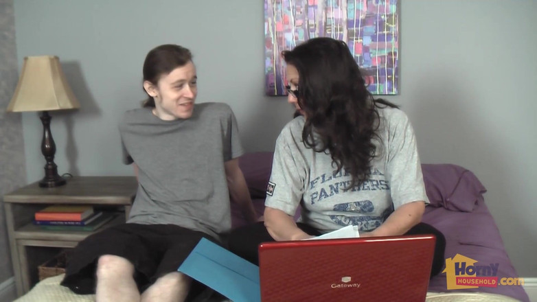 Horny Household: Hotel Room Seduction by My Horny Stepmom