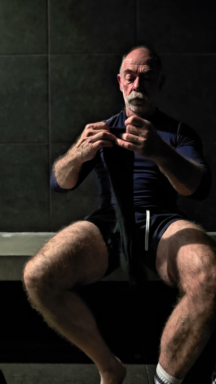 JackvanDean: Feet and Socks on Hairy Bear