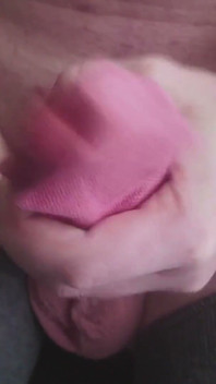 Masturbate with Hush 1 and Cum in Pink Socks