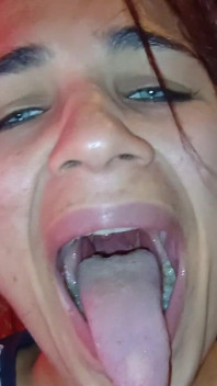 Cleopatra Gets a Cum in Her Mouth and Swallows It