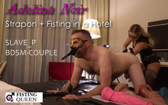 FISTINGQUEEN: BDSM-pár - Strapon & Fisting Adelina Noir