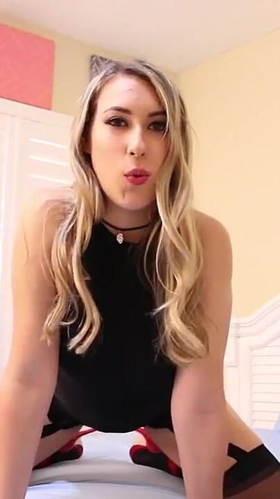Kimber Lee Hot Femdom JOI in Tight Black Dress (Kimber Lee)