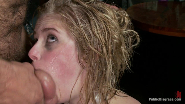 Public Disgrace by Kink: Tiny Blonde Tied up and Ass Fucked in Public