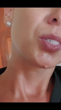 Boy and Girl POV Blowjob with Cum Drooling