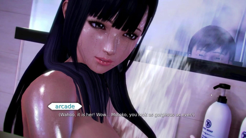 LewdArcade: Waifu Academy - Motoko Musashima, collection porno [18+] Scènes de nu, jeu...