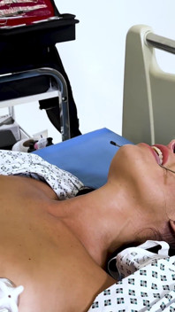 Latex Medical Play: Latina in Restraints, Gagged and Made to Orgasm (4k + Bts)