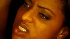 Three ebony sluts get fucked and toyed at the orgy
